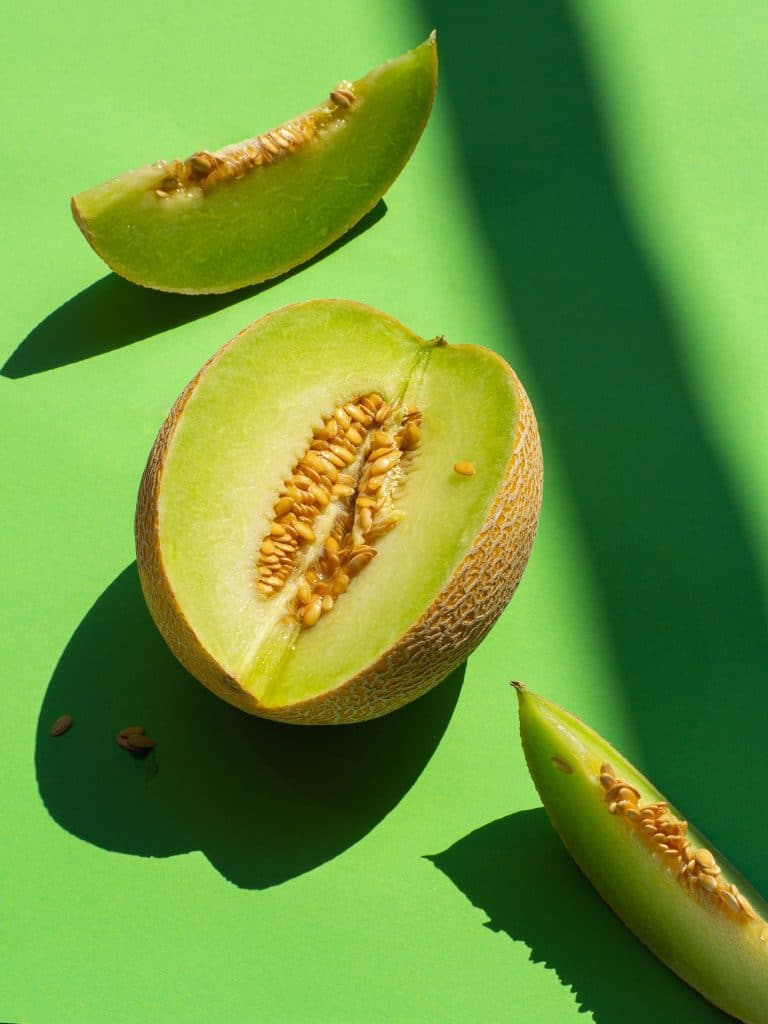 Sliced Honeydew Melon